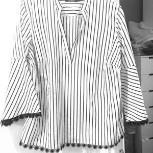 Ralph Lauren cotton poplin pinstripe shirt